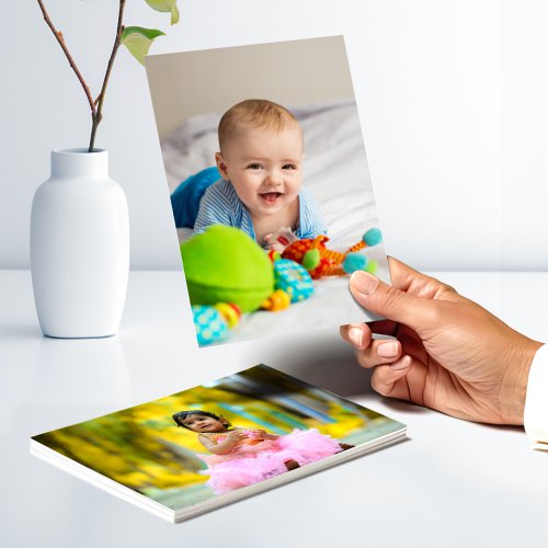 Personalized Photos Prints 5X7 inches High Quality Photo Paper & Print Set of 20