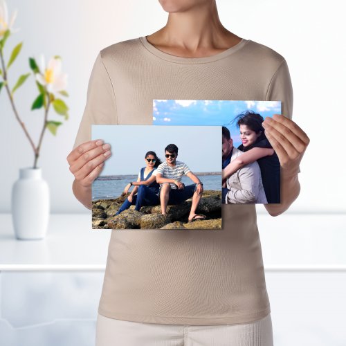 Personalized Photos Prints 8X10 inches High Quality Photo Paper & Print Set of 5