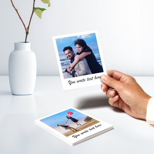 Personalized Retro Polaroid Photos Prints 4X5 inches High Quality Photo Paper & Print Set of 20