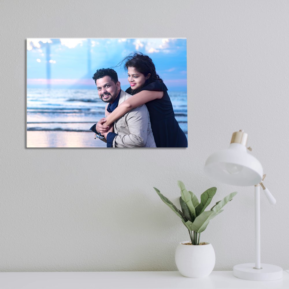 Acrylic Photo Personalized with 12X18.. ... 20X30 inch| Vertical or Horizontal photos | Non-breakable | Wallmount